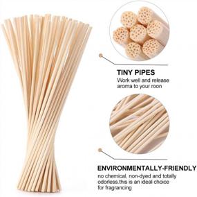 img 3 attached to HOSSIAN Reed Diffuser Sticks: 7 Inch Aroma Fragrance Set (100 PCS) For Lasting Scent In Your Home!
