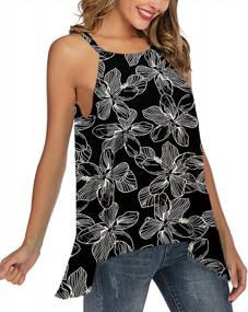 img 1 attached to Summer Chic: Womens High-Neck Halter Tank Tops In Sleeveless Tunic Style