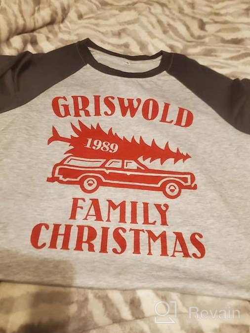 img 1 attached to Merry & Chic: Griswold Family Christmas Tree Tee For Women review by Jeffrey Shatzel