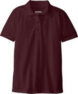 genuine styles available classic burgundy girls' clothing - tops, tees & blouses logo