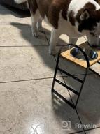 img 1 attached to URPOWER Elevated Dog Bowls Adjustable Raised Dog Bowl With 2 Stainless Steel 1.5L Dog Food Bowls Stand Non-Slip No Spill Dog Dish Adjusts To 3 Heights 2.8”, 8”, 12”For Small Medium Large Dogs And Cats review by Tyler Bonnell