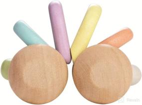 img 1 attached to 🚗 PlanToys Preschool Push and Pull Car (5254): Eco-Friendly, Non-Toxic Pastel Color Collection