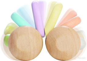 img 2 attached to 🚗 PlanToys Preschool Push and Pull Car (5254): Eco-Friendly, Non-Toxic Pastel Color Collection