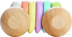 img 3 attached to 🚗 PlanToys Preschool Push and Pull Car (5254): Eco-Friendly, Non-Toxic Pastel Color Collection