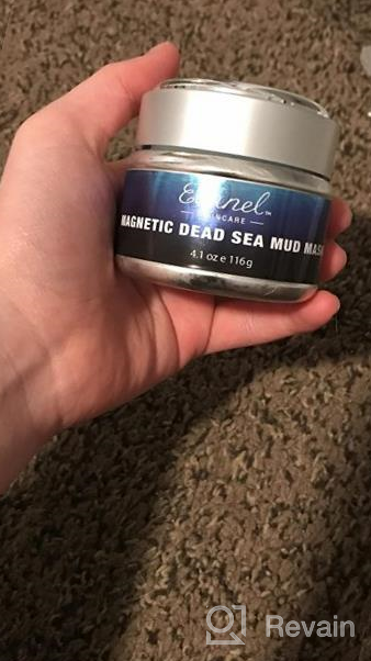 img 1 attached to Ebanel Magnetic Dead Sea Mud Mask For Face And Body, 4.1 Oz Deep Pore Cleansing Moisturizing Bentonite Clay Detox Face Mask For Acne, Blackheads, With Retinol, Rosehip, Avocado Oil, Argan Oil, Peptide review by Sherman Lancaster