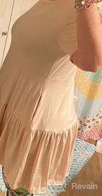 img 6 attached to 👗 Женское платье с карманами и короткими рукавами "Минклаус" - пышное и легкое, в стиле свинг - милые платья для повседневности