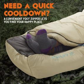 img 2 attached to Stay Warm And Comfy On Your Next Camping Trip With The Kelty Tuck Synthetic Mummy Sleeping Bag - 2020 Edition