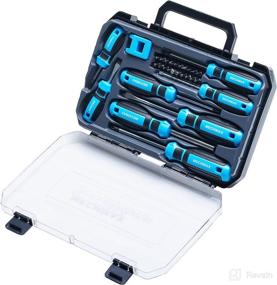 img 3 attached to 🔧 MECHMAX Magnetic Screwdriver Set 29 Piece: Phillips, Slotted, Hex & More - Chrome Vanadium Steel with Storage Case, Ideal for Home, Garage, Office, and More!
