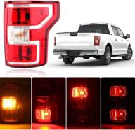 mzorange rear brake tail light lamp for ford f150 f-150 2018-2020 - right passenger side logo