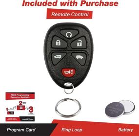 img 3 attached to Improved KeylessOption 15114376 Replacement Car Key Fob Remote Control for Enhanced Security