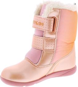 img 4 attached to 👟 TSUKIHOSHI Boys' Machine Washable Slip Resistant Non Marking Strap Closure Shoes - Boots: The Perfect Blend of Durability and Convenience