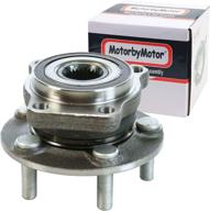 🔧 enhanced performance: motorbymotor 513413 front heavy duty wheel bearing assembly with 5 lugs for subaru crosstrek forester impreza xv crosstrek логотип