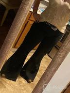 img 1 attached to Plus Size Women'S Ripped Bell Bottom Jeans - Elastic Waist, Flared Pants Up To 5XL! review by Paula Baker