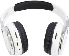 img 3 attached to 🎧 Contixo KB-2600 Wireless Headphones for Kids - Kid-Proof 85dB with Volume Limiting - Built-in Mic - SD Card Slot - Bluetooth Headphones for iPhone/iPad/Smartphones/Laptop/PC in White