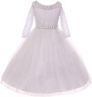 🎄 burgundy rhinestone holiday christmas flower girls' clothing dresses logo