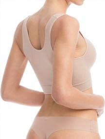 img 2 attached to Italian-Made Farmacell Bodyshaper 618 Push-Up Bra: Wide Shoulder Top Band & Breast Support Effect