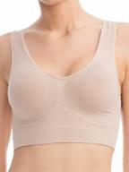 italian-made farmacell bodyshaper 618 push-up bra: wide shoulder top band & breast support effect logo