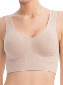 img 4 attached to Italian-Made Farmacell Bodyshaper 618 Push-Up Bra: Wide Shoulder Top Band & Breast Support Effect