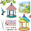 stem painting and crafts kits for kids - 2-pack upgraded bird feeders for outdoor creativity and fun, ideal gifts and toys for boys and girls ages 3-12 logo