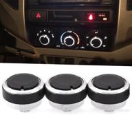 🔧 vciic control knob heater a/c or fan for toyota tacoma: perfect replacement for lost or damaged knobs logo