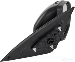 img 3 attached to Brock Replacement Power Side View Mirror with Heated Signal - Compatible with 2014-2015 Optima - Part Number: 87620-4C510