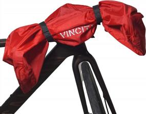 img 4 attached to Vincita Water-Resistant Durable Handlebar Rain Cover Bike Cover For Road Bicycles, Bikepacking Accessories