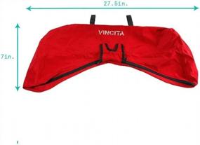 img 3 attached to Vincita Water-Resistant Durable Handlebar Rain Cover Bike Cover For Road Bicycles, Bikepacking Accessories