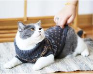 cozy winter knit sweater for cats and small dogs - soft, high-stretch pet clothes by evursua логотип