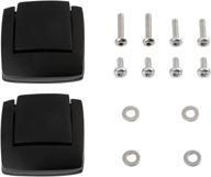 🔒 tcmt black razor chopped king tour pack latches - harley touring electra glide road glide (1980-2013) логотип