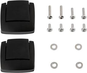 img 4 attached to 🔒 TCMT Black Razor Chopped King Tour Pack Latches - Harley Touring Electra Glide Road Glide (1980-2013)