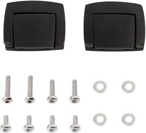 img 3 attached to 🔒 TCMT Black Razor Chopped King Tour Pack Latches - Harley Touring Electra Glide Road Glide (1980-2013)