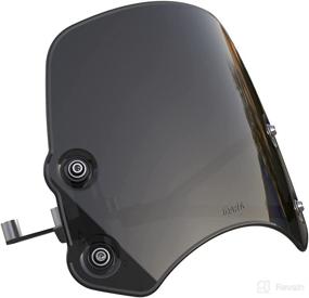 img 4 attached to 🏍️ Dart Piranha Flyscreen: The Ultimate Black Windshield for Triumph Trident 660 Motorcycles