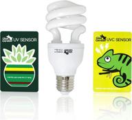 🐍 giangarden uva uvb reptile light: a powerful 10.0 tropical uvb 100 compact fluorescent lamp for rainforest reptiles - snake, lizard, insect, turtle, and tortoise (uvb10.0-13w) logo