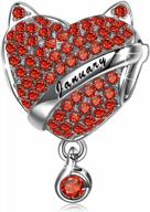 ninaqueen серебряные цветные камней бижутерные подвески: превосходные ювелирные изделия с кубическим цирконием aaaaa, идеальные в качестве подарков на рождество. логотип