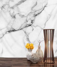 img 2 attached to Ruibo Marble Tapestry: Stunning Watercolor Printed Home Decor For Living Rooms, Bedrooms, And Dorms