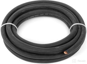 img 4 attached to ⚡️ EWCS Brand 4/0 Gauge Black Welding Cable - 15 Feet | 100% Copper, 600 Volt Industrial-Grade Flexible Wire