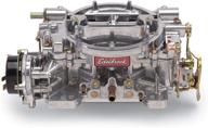 😎 edelbrock 1406 performer electric choke carburetor, 600 cfm, square bore, 4-barrel air valve secondary logo