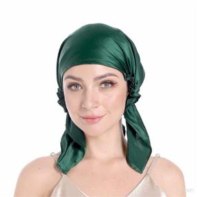 img 1 attached to 💤 Elevate Your Beauty Sleep with Bonnet Sleeping Large Sleep Emerald