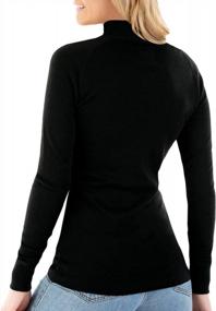 img 3 attached to MERIWOOL Women'S Half Zip Sweater: 100% Merino Wool Midweight Base Layer 250G