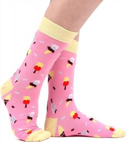 img 1 attached to WeciBor Combed Cotton Socks For Women - Hilarious Casual Pack