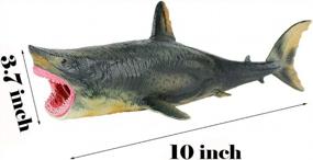 img 3 attached to Реалистичная игрушка-акула-мегалодон: идеальный подарок для любителей акул всех возрастов!
