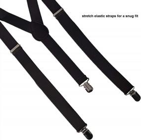 img 2 attached to Adjustable Y-Back Elastic Suspenders With Braces - Enhanced SEO By CoverYourHair