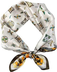 img 3 attached to 100 Silk Head Scarf Women Women's Accessories ~ Scarves & Wraps