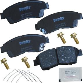 img 1 attached to Bendix Premium Copper Free CFC562 Ceramic Brake Pad: Enhanced Performance and Easy Installation for Front Wheels