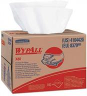 160-sheet brag box of wypall power clean x80 heavy duty cloths in white (41044)" - optimized for keywords and readability logo