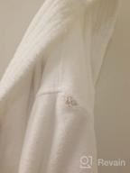 img 1 attached to 🛀 Luxury Shower Collar Cotton Bathrobe review by Aaron Ethridge