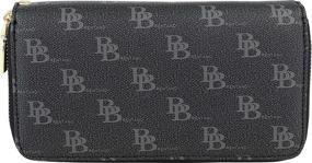 img 3 attached to BRENTANO Double Zipper Wallet Clutch Removable Women's Handbags & Wallets : Wallets