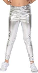 img 4 attached to Fitcat Toddler Leather Strech Leggings Girls' Clothing : Leggings