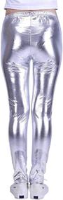 img 2 attached to Fitcat Toddler Leather Strech Leggings Girls' Clothing : Leggings