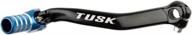 🔵 tusk folding shift lever: stylish black/blue tip for smooth gear shifts логотип